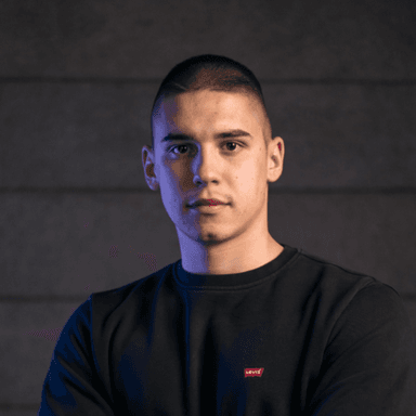 Uros V. at Softaims Uros V. - Junior Frontend Engineer - Web, JavaScript and Design Platforms