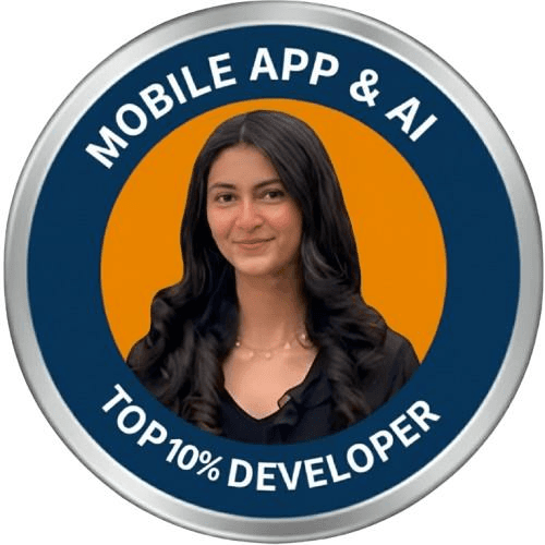 Vedika P. | Junior Mobile Engineer - AI, iOS and Android Platforms at Softaims Profile of Vedika P., Junior Mobile Engineer - AI, iOS and Android Platforms at Softaims