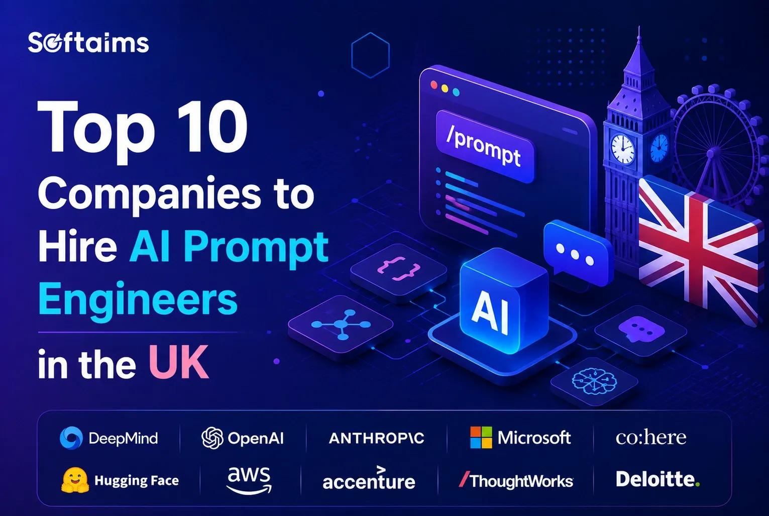 Top 10 Companies to Hire AI Prompt Engineers in the UK 2026