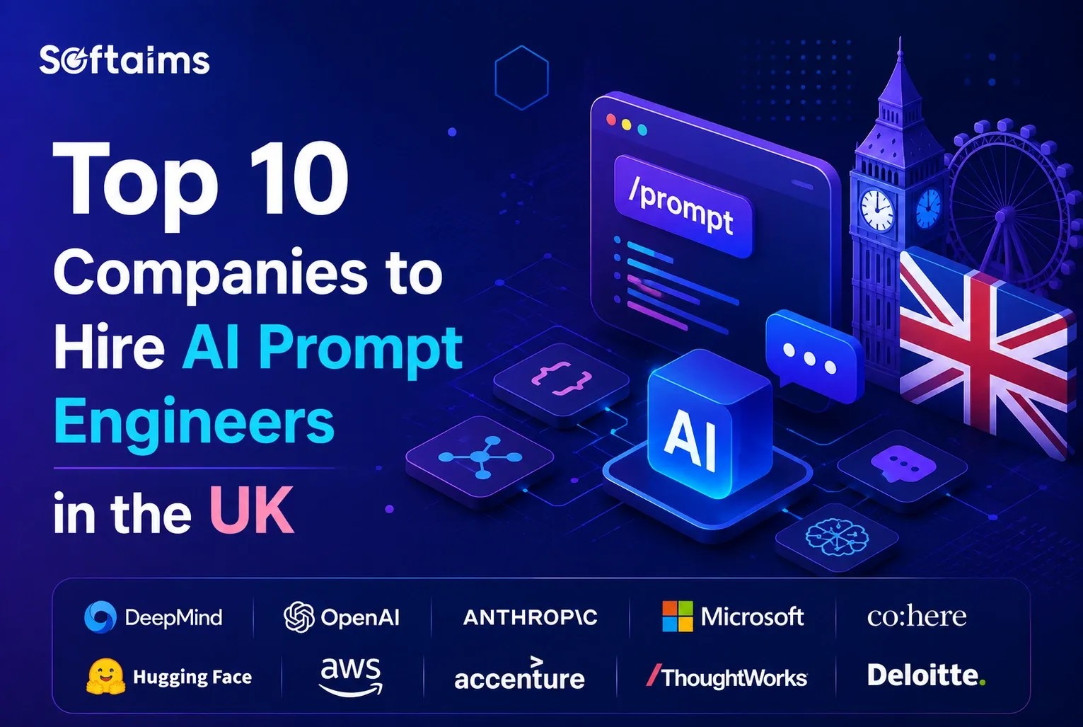 Top 10 Companies to Hire AI Prompt Engineers in the UK 2026