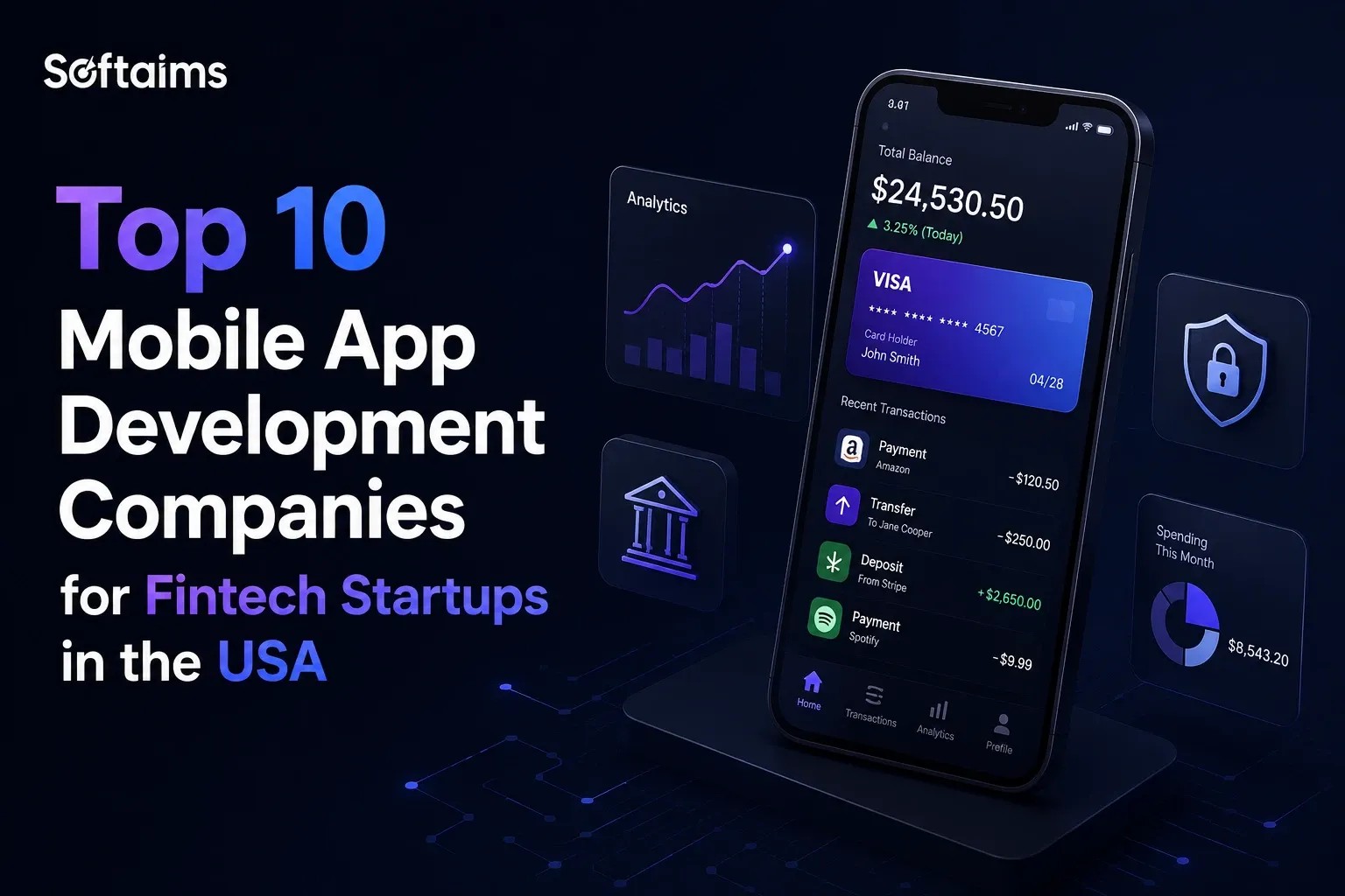 Top 10 Mobile App Development Companies for Fintech Startups USA in 2026