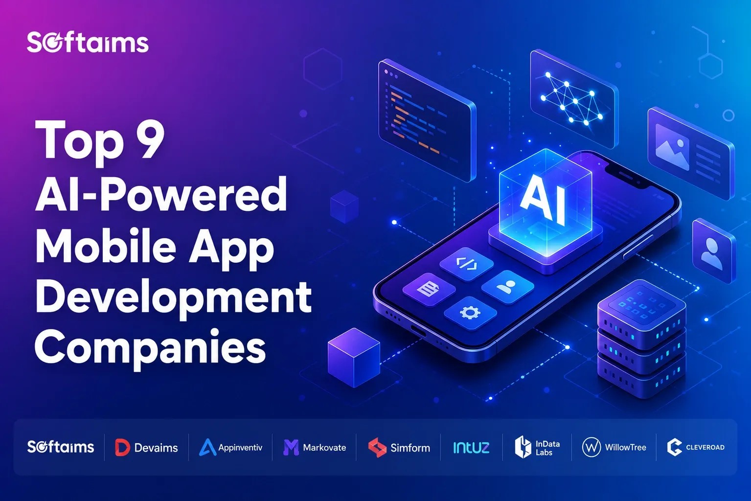 Top 9 AI Powered Mobile App Development Companies in the World (2026)