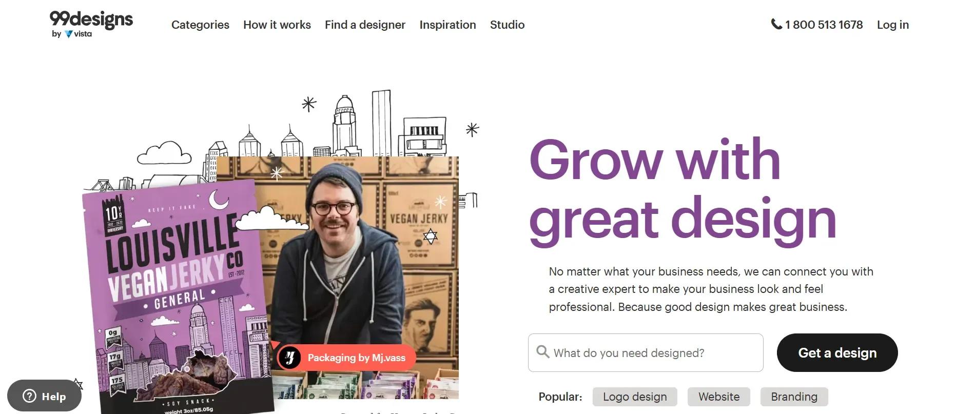 99designs platform screenshot