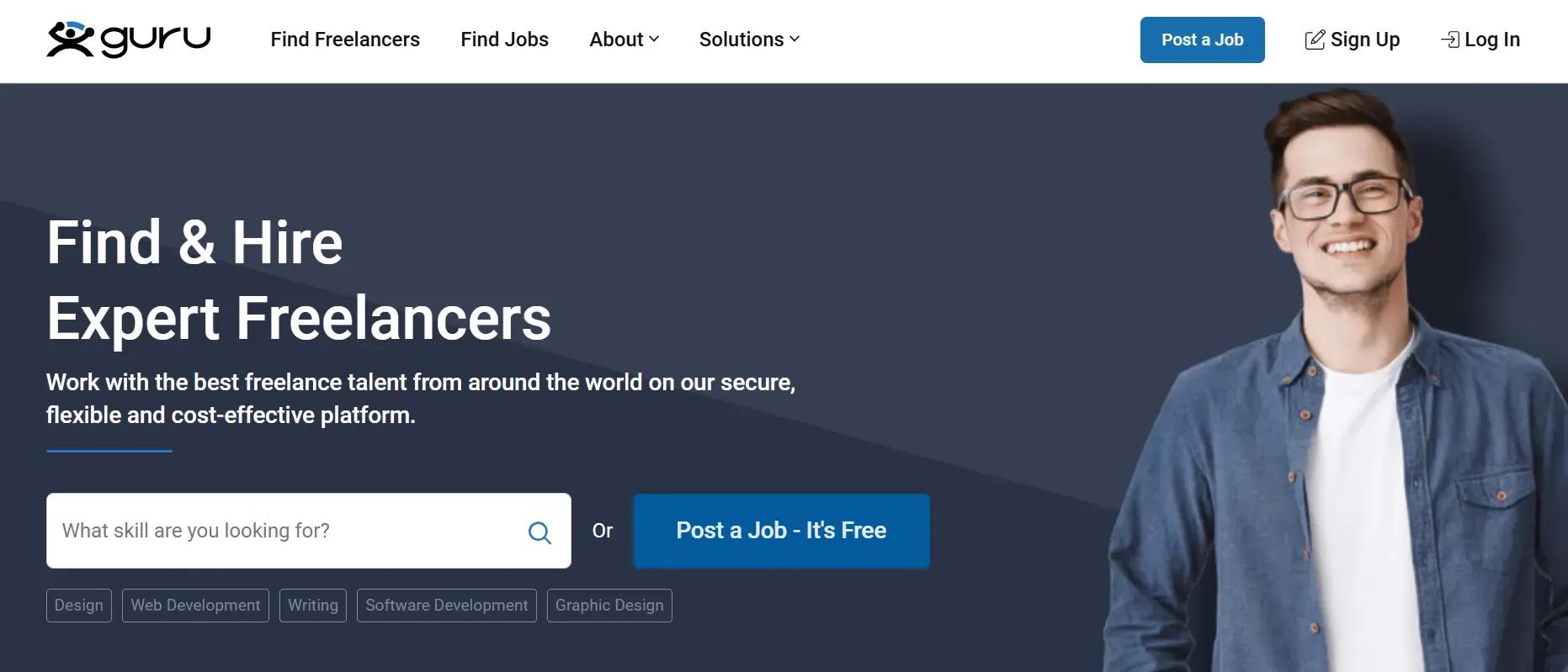 Guru platform screenshot